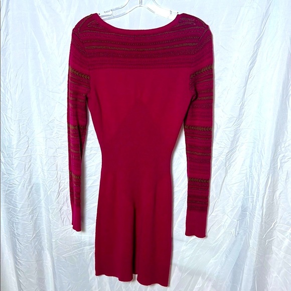 Patagonia Rios Secret Raspberry Lambswool Shirt Dress Size Small Mini Boho Cute - Picture 7 of 11